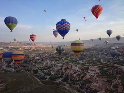 Überwintern in Kappadokien, Türkei, Langzeiturlaub, Heißluftballons